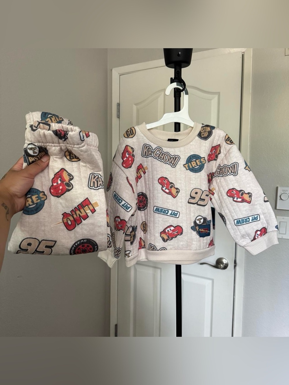 Disney Cars 2 Piece Crewneck Set